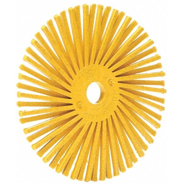 Radial Bristle Disc, 3'' dia., Arbor Hole