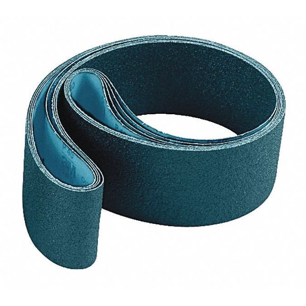 Sanding Belt, 3 in W, 132 in L, Non-Woven, Aluminum Oxide, Very Fine, SC-BL, Blue