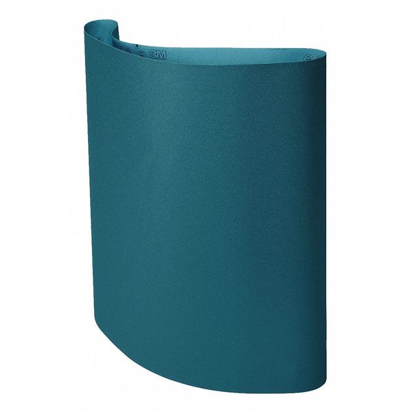 Sanding Belt, 52 in W, 75 in L, Non-Woven, Aluminum Oxide, Very Fine, SC-BL, Blue