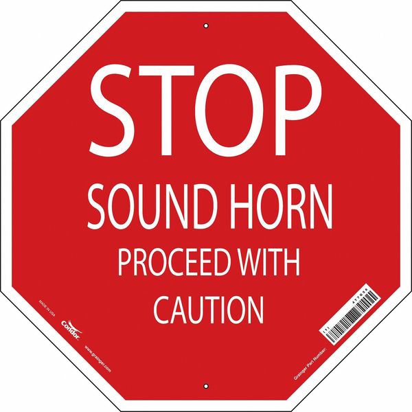 Stop Sound Horn Sign, 24