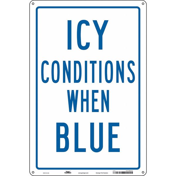 Traffic Sign, 18 in H, 12 in W, Aluminum, Vertical Rectangle, English, 477N66