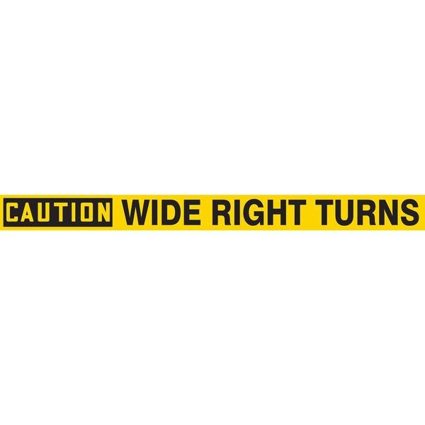 Traffic Sign, 2 in Height, 24 in Width, Aluminum, Horizontal Rectangle, English