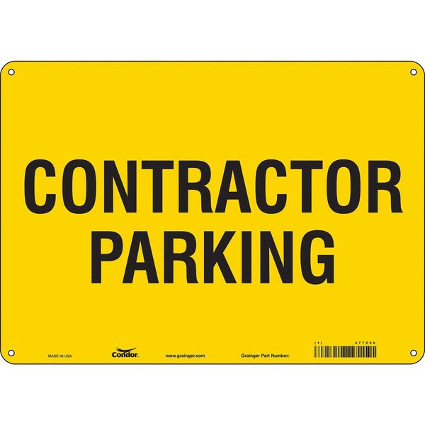 Contractor Parking Sign, 10