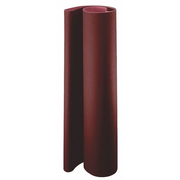 Sanding Belt, 25 in W, 60 in L, Non-Woven, Aluminum Oxide, Medium, SC-BL, Maroon