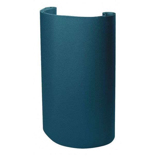 Sanding Belt, 37 in W, 75 in L, Coated/Non-Woven Blend, Aluminum Oxide, Very Fine, SC-BF, Blue