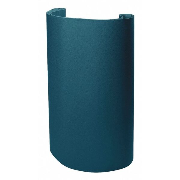 Sanding Belt, 37 in W, 60 in L, Coated/Non-Woven Blend, Aluminum Oxide, Very Fine, SC-BF, Blue