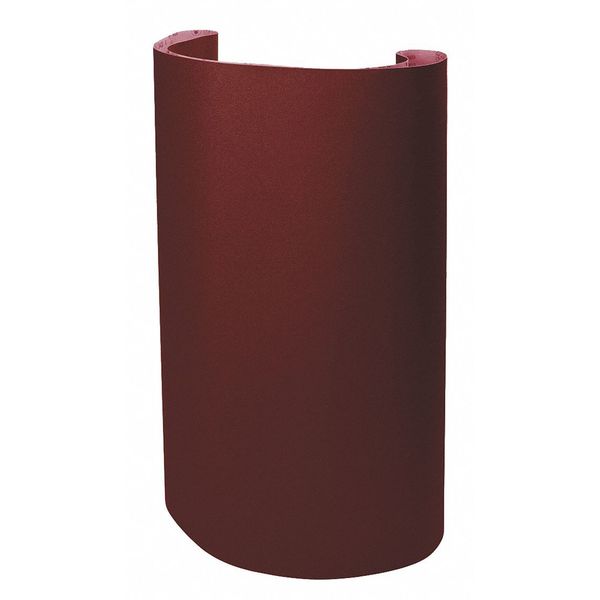 Sanding Belt, 37 in W, 75 in L, Coated/Non-Woven Blend, Aluminum Oxide, Medium, SC-BF, Maroon