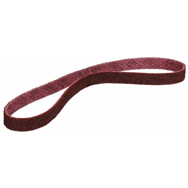 Sanding Belt, 2 3/4 in W, 15 1/2 in L, Coated/Non-Woven Blend, Aluminum Oxide, Medium, SC-BS