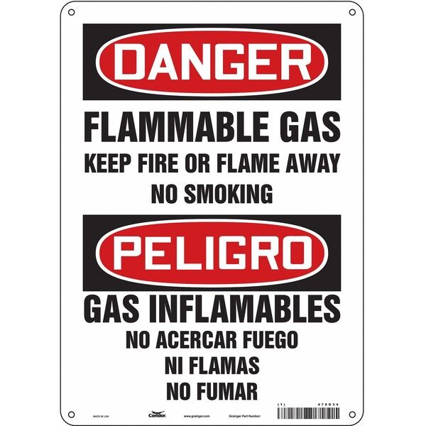 Safety Sign, 14 in H, 10