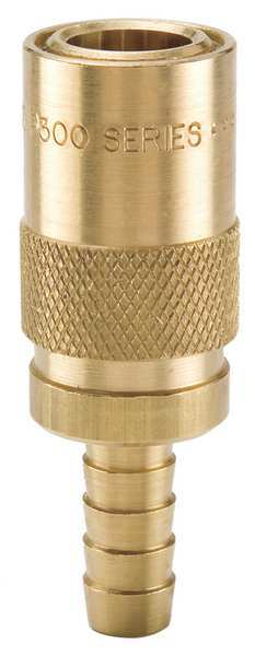 Hydraulic Quick Connect Hose Coupling, Brass Body, Sleeve Lock, Moldmate Series