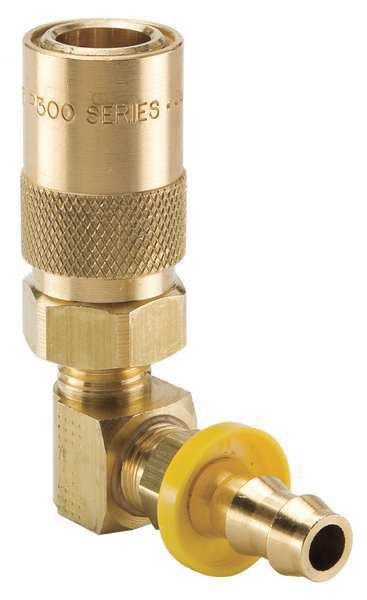 Hydraulic Quick Connect Hose Coupling, Brass Body, Sleeve Lock, Moldmate Series