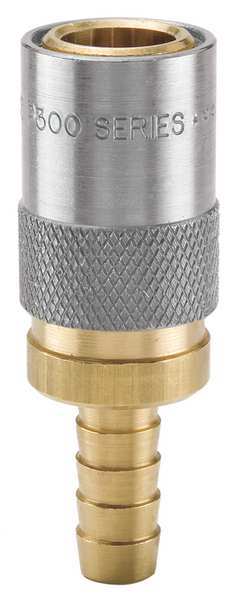 Hydraulic Quick Connect Hose Coupling, Brass Body, Sleeve Lock, Moldmate Series