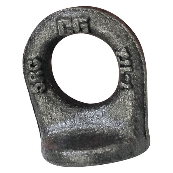 Eye Bolt With Shoulder, 41/64 in ID, Steel, Powder Coat