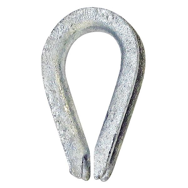 Wire Rope Thimble, 3/16 in., Steel