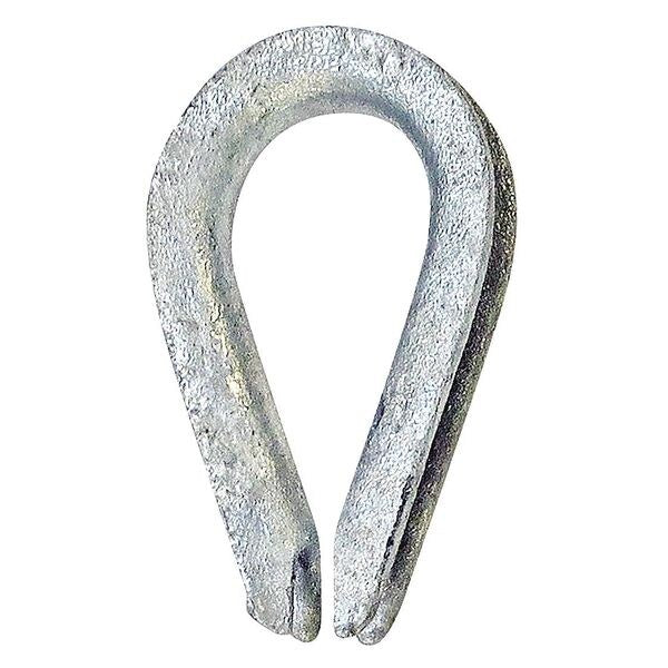 Ligth Wire Rope Thimble, 3/8 in., Steel