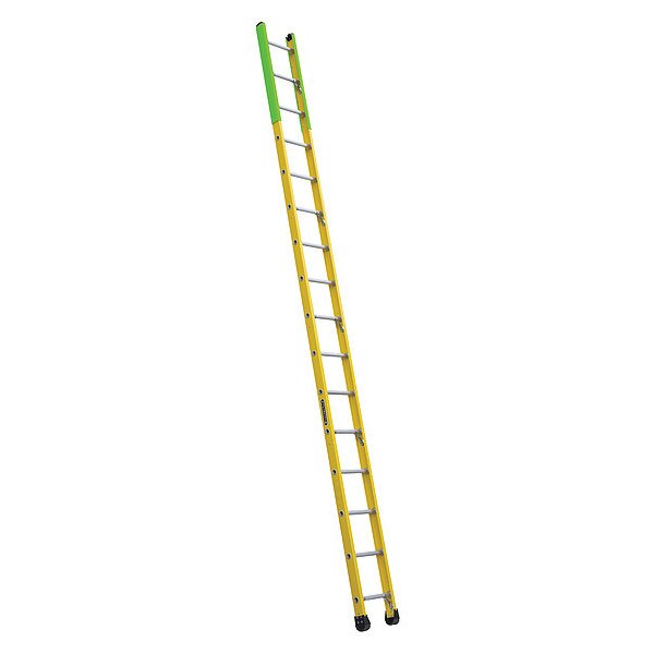 Manhole Ladder, Fiberglass, Yellow Finish