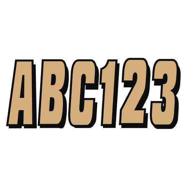 Number and Letter Combo Kit, Beige