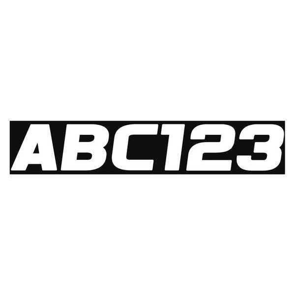 Number and Letter Combo Kit, 1-13/64 in.W