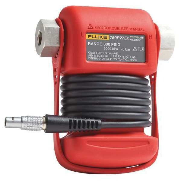 Pressure Module, Intrinsically Safe/Gage, 0 to 15 psi (0 to 100 kPa), For Use With Fluke Calibrators