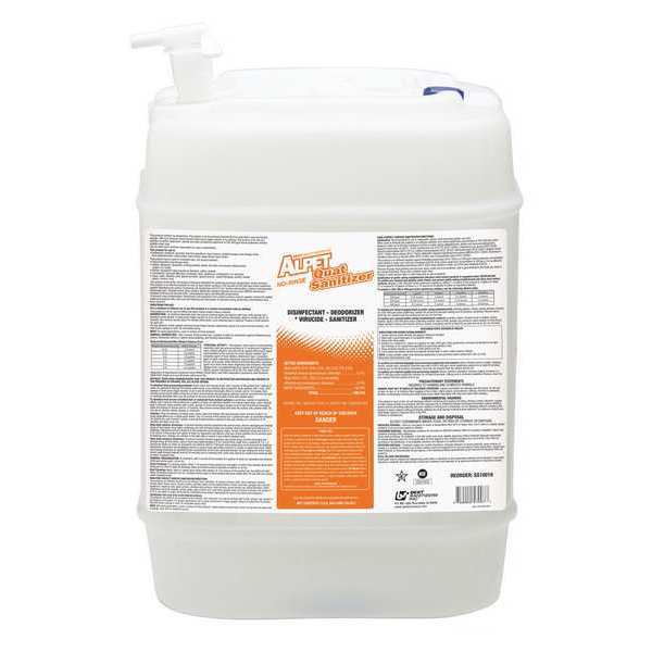 Disinfectant and Sanitizer, 5 gal. Pail, Unscented