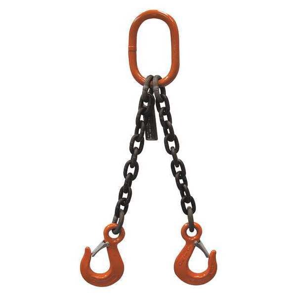 Chain Sling, Grade 100, 10 ft L, DOS Sling