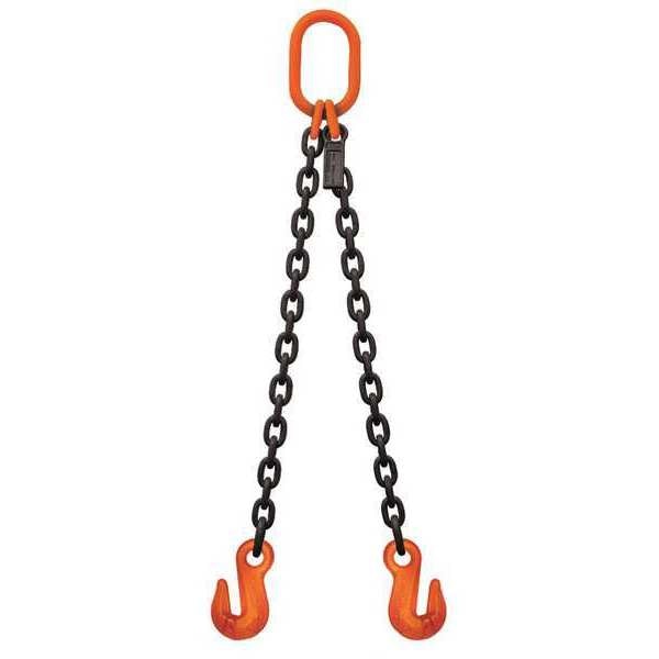 Chain Sling, 9/32in Size, 10ft L, DOG Sling