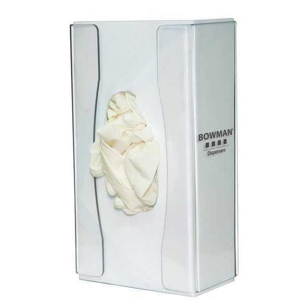 Glove Dispenser, Clear, 2-61/64 in. D