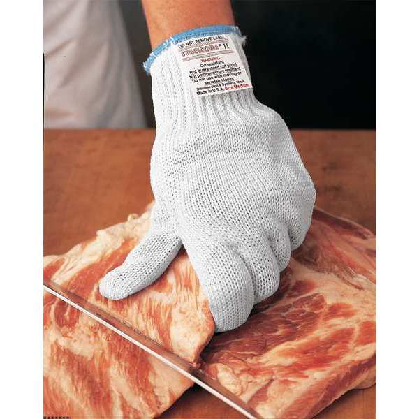 Cut Resistant Gloves, A8 Cut Level, Uncoated, XL, 1 PR