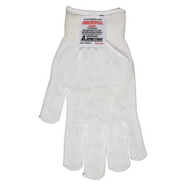 Cut Resistant Gloves, A3 Cut Level, Uncoated, L, 1 PR