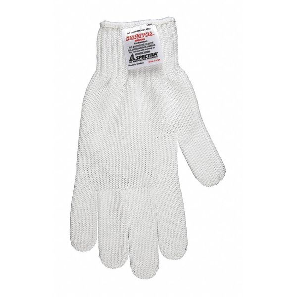 Cut Resistant Gloves, A7 Cut Level, Uncoated, M, 1 PR