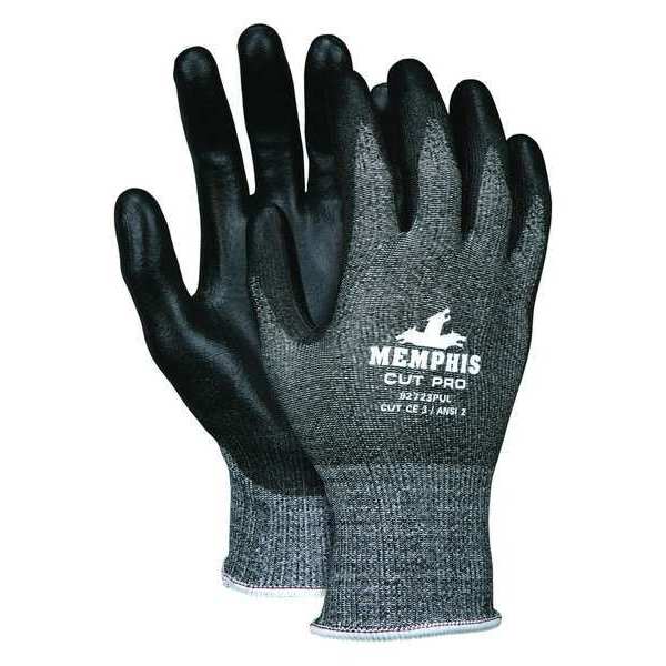 Cut Resistant Coated Gloves, A2 Cut Level, Polyurethane, XL, 1 PR