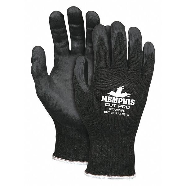 Cut Resistant Coated Gloves, A3 Cut Level, Polyurethane, M, 1 PR