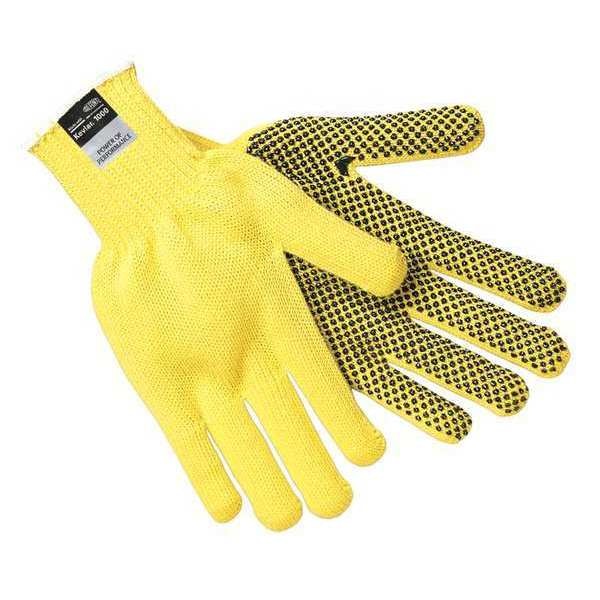Cut Resistant Coated Gloves, A3 Cut Level, PVC, XL, 12PK