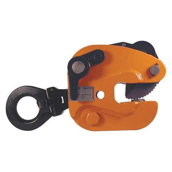 Plate Clamp, Steel, 1 ton