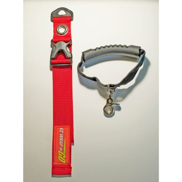 Strap with Handle, Red, Nylon, 16 in. L