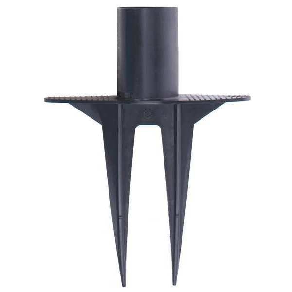 PLUS Stake Removable Spike, Black, Plastic