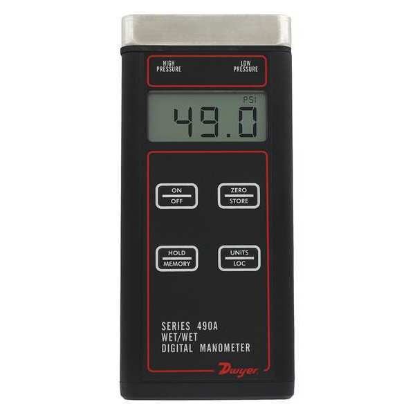 Digital Hydronic Manometer, 15 psi