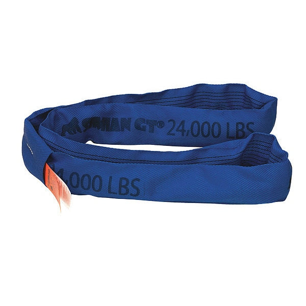Round Sling, Endless, 2in. Dia, 8ft. L