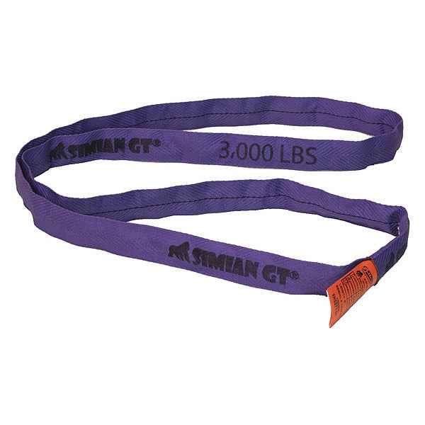Round Sling, Endless, 5/8in. Dia, 6ft. L