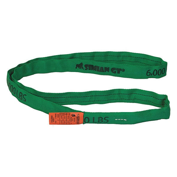 Round Sling, Endless, 7/8in. Dia, 4ft. L