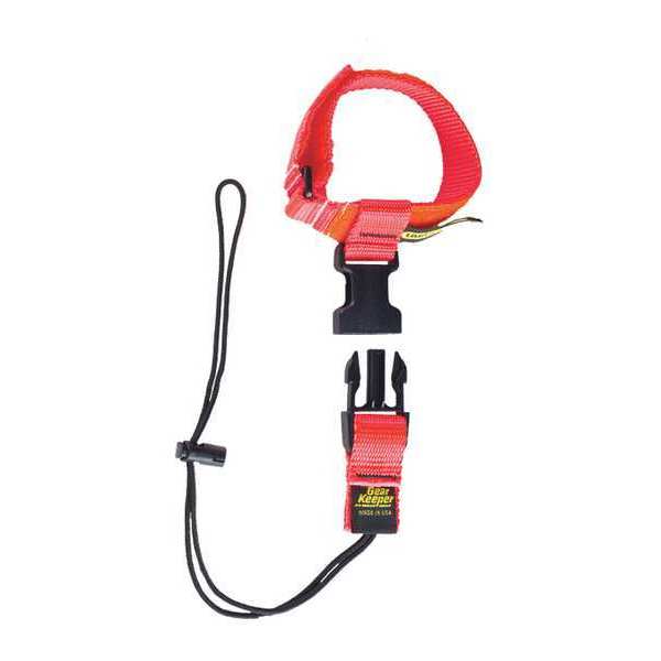 Tool Lanyard, Orange, 5 lb., Hook And Loop