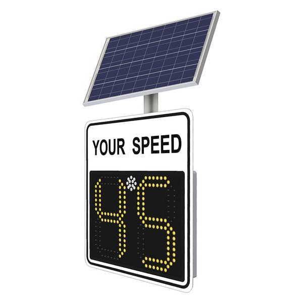 LED Radar Speed Display Sign, Aluminum