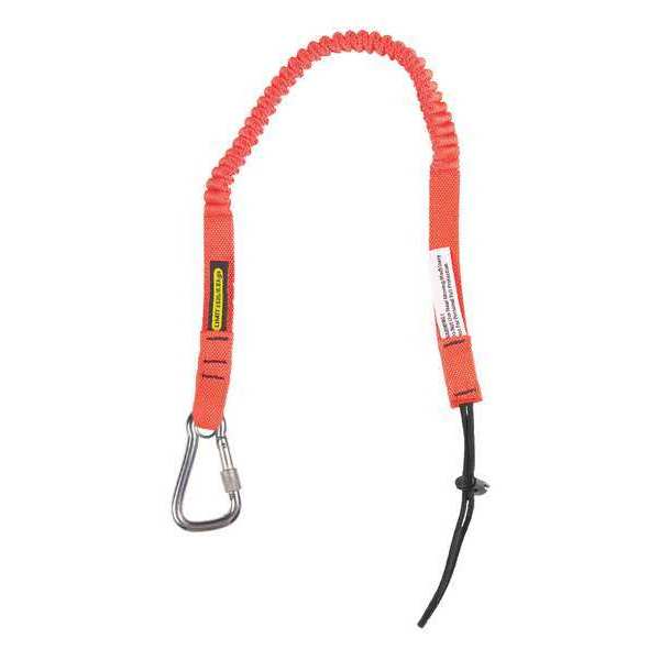 Tool Lanyard, 46inL, Orange, 15lb, SS