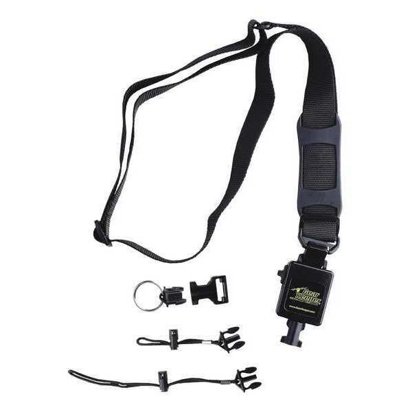 Shoulder Strap, 42in L, Black, 3/4 lb, Nylon