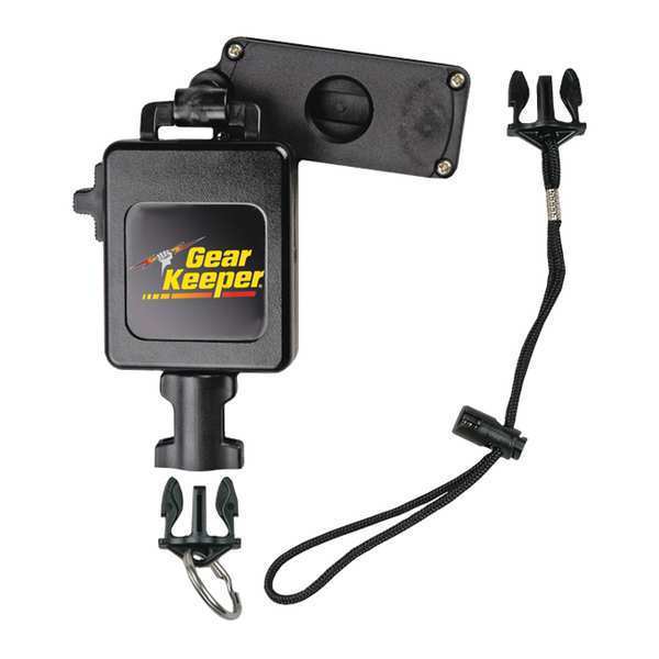 Retractor, 36in L, Black, 1-1/8lb, Belt Clip