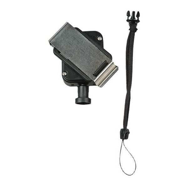 Cell Phone Retractor, 36inL, Black, SS
