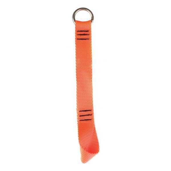 Wrist Tool Lanyard, 9 in. L, Orange, 15 lb.