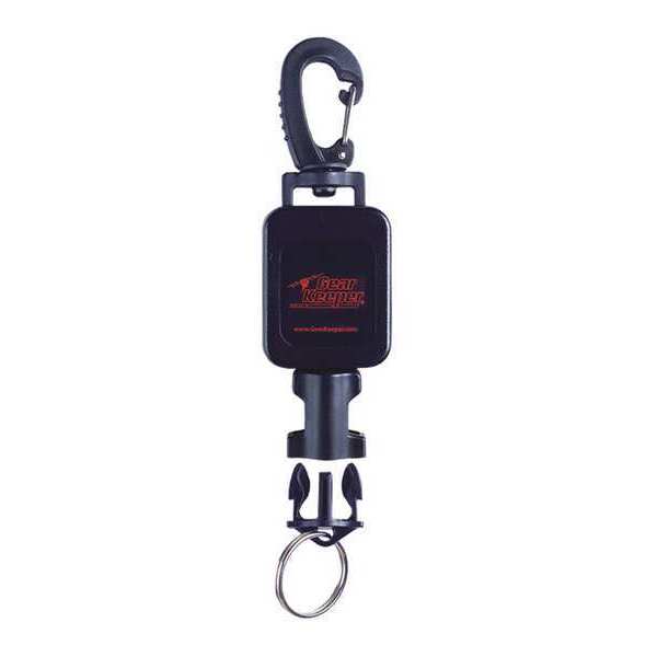 Flashlight Retractor, 22 in. L, Plastic/SS