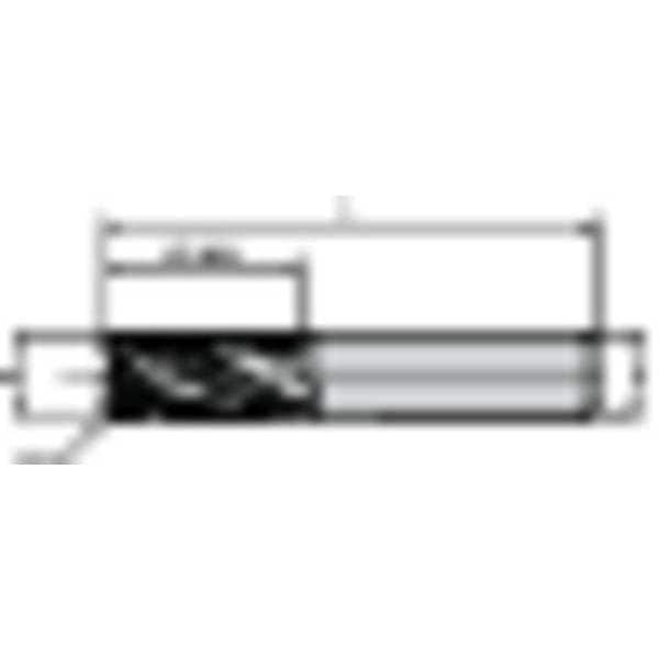 End Mill, 0.2500 in. Milling Dia., 6208