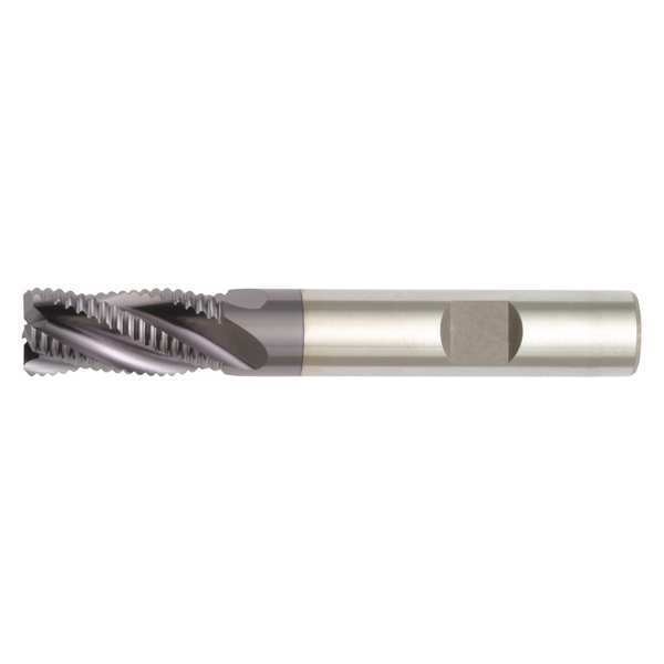 End Mill, TiCN, 1.2500 in Milling Dia, 6208